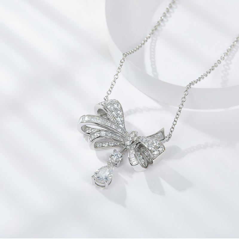 1Butterfly - A Fashionable And Luxurious Diamond Jewelry Pendant Set With Moissanite S925 Sterling Silver And Platinum Plating Prohibit TikTok sales - 5 - cjdropshipping