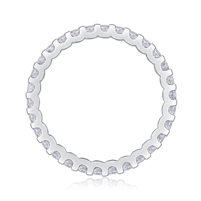 1Wish Diamond Ring Luxury Fashion Set Moissanite Silver Ring Prohibit Tk Sales - 5 - CJ