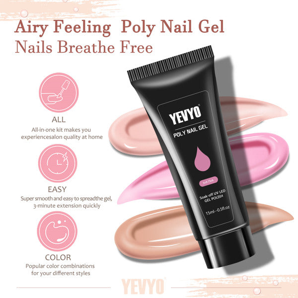 Poly Gel Gel Kit, Equipped With UV Light, Suitable For All Things - 5 - CJ
