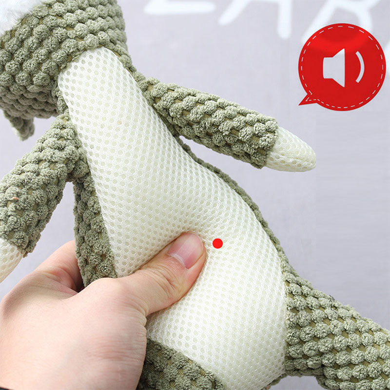 Plush Cartoon Puppy Dog Toy Pet Dog Chew Squeak Toys For Small Dogs Teeth Grinding Pet Products Dog Accessories - 5 - CJ