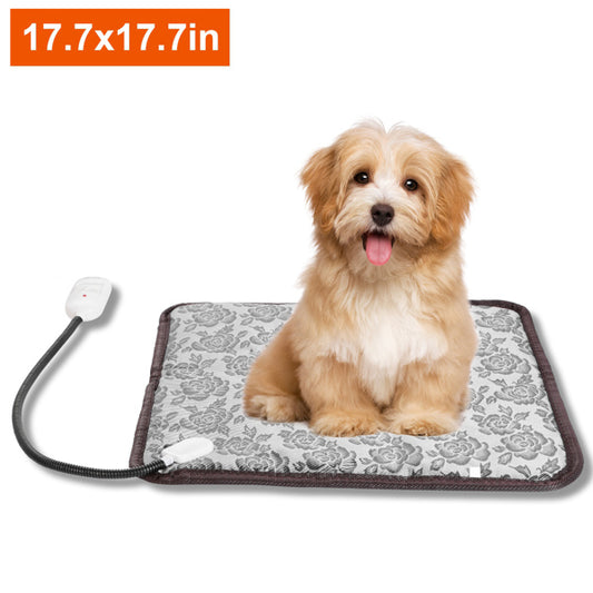 Pet Heating Pad, Waterproof Adjustable Warm Blanket, With Anti Bite Steel Rope Box - 5 - CJ