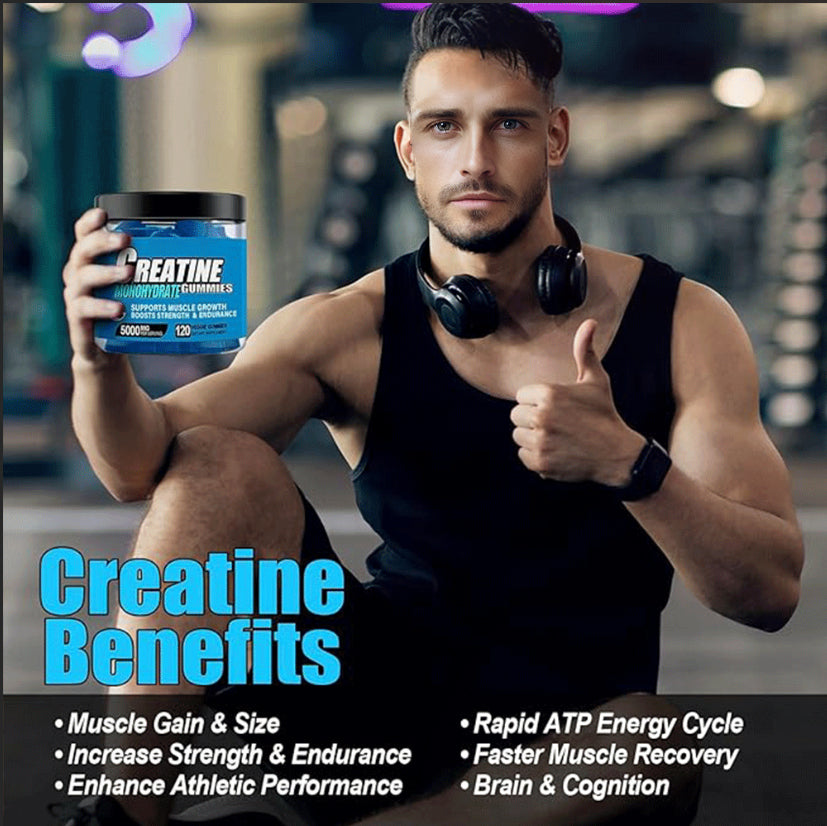 Creatine Gummies 120 Capsules - bottle - 5 - CJ