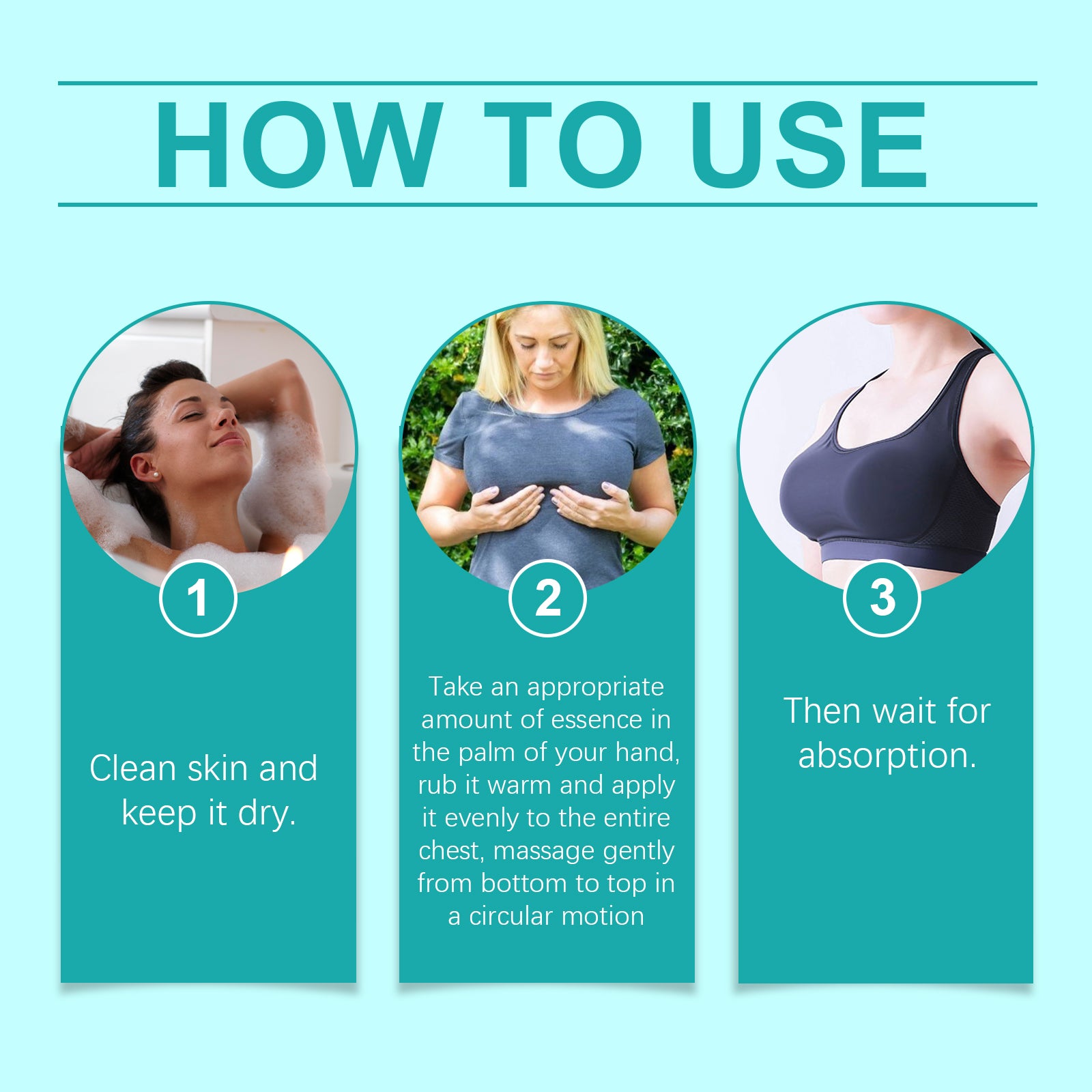 OceAura Breast Beauty Serum Lifts And Tightens Breasts To Moisturize, Smooth, Plump And Plump Curves - 5 - CJ