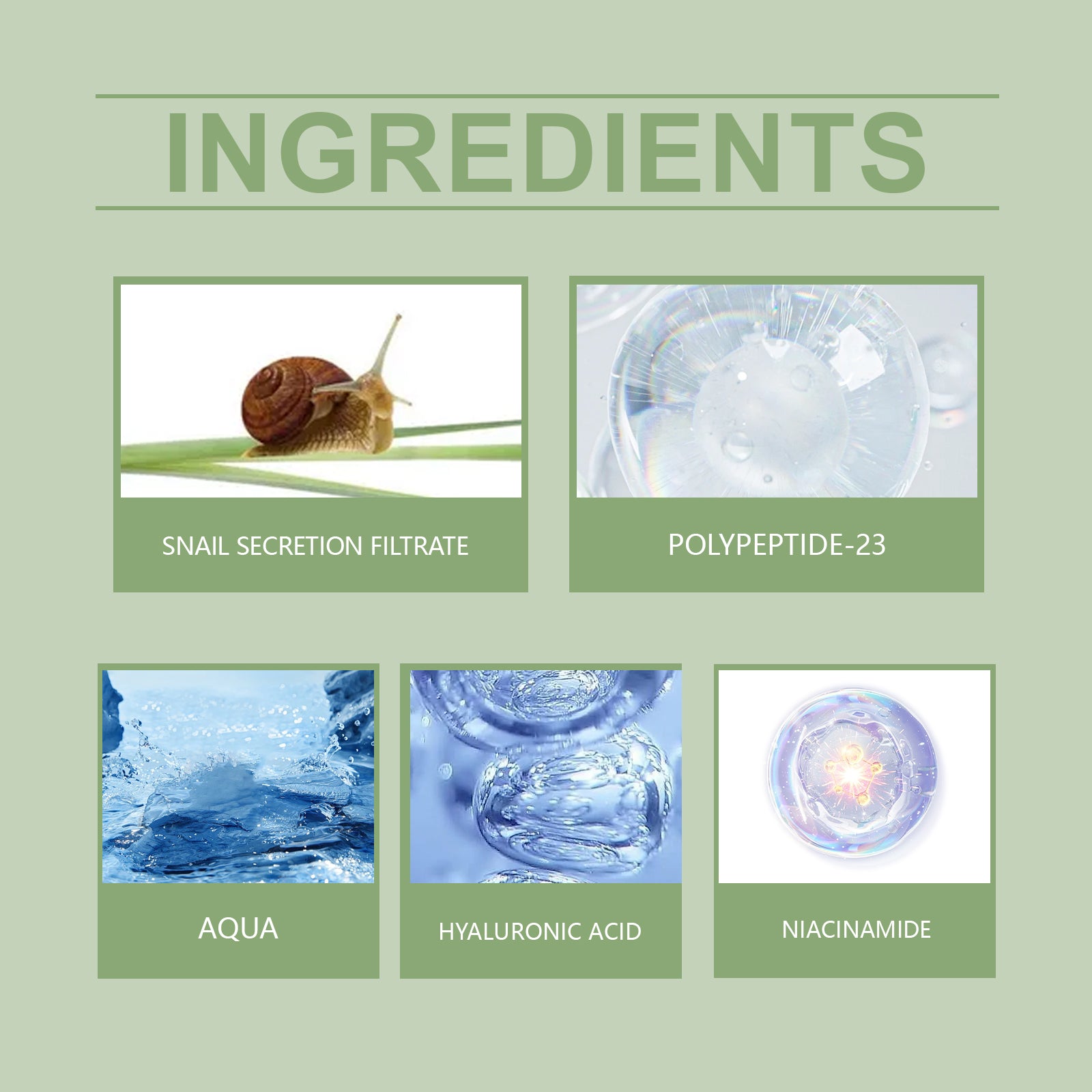 West&Month Snail Peptide Hyaluronic Acid Firming Serum Moisturizes And Tights Skin, Firming And Smoothing Skin Lines - 5 - CJ