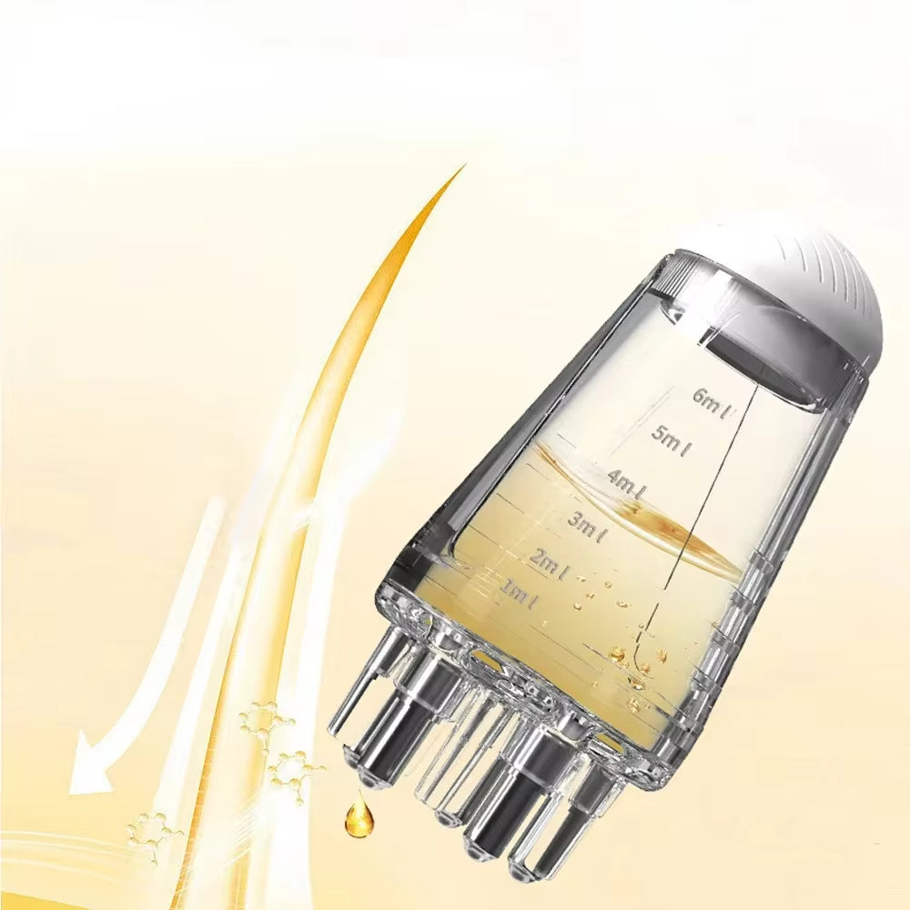 Mini Medicine Guide Comb Roller Ball Massage Comb Scalp Medicine Liquid Applicator For Hair Growth And Strong Roots - 5 - CJ