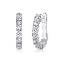 1Modern Guide Luxury Fashion Diamond Earrings Stud Set With Mosan Diamond Silver Ornaments Prohibit TikTok sales - 5 - CJ