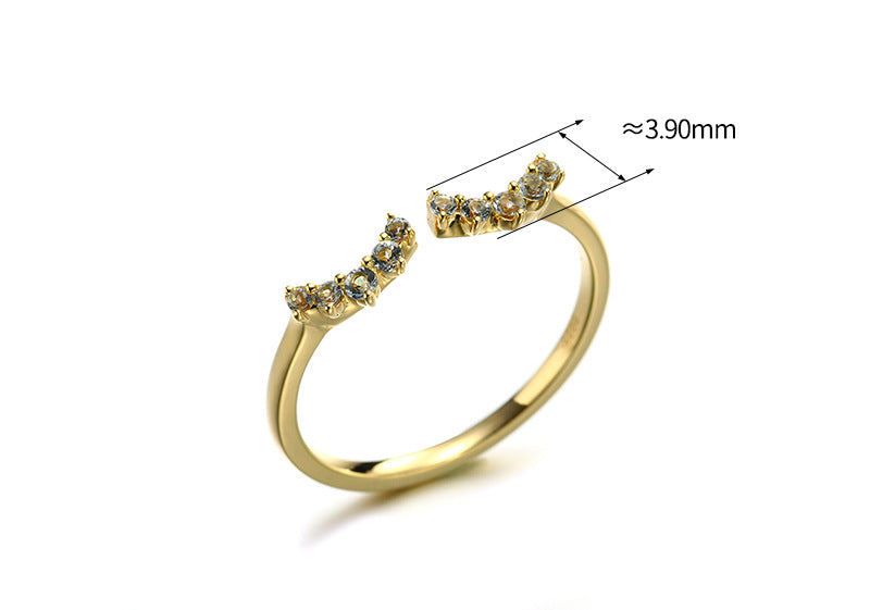 Jewelry Sterling Silver Statement Eyelash Ring - 4 - https://x.com/titan_prim62775J
