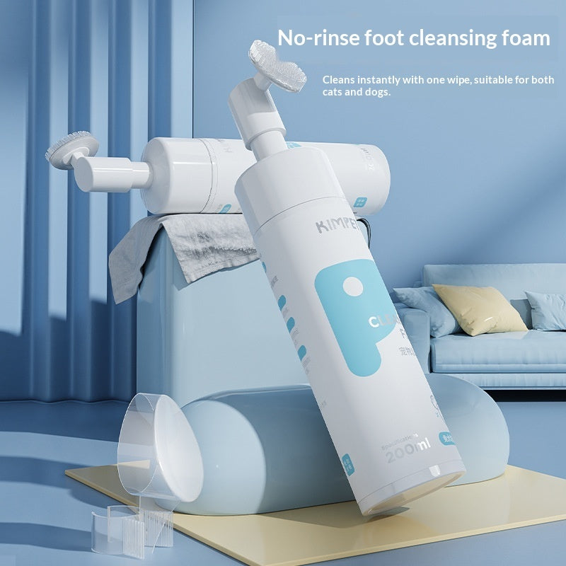 No Rinse Cleaning Foam For Dog Paws - 0 - CJ