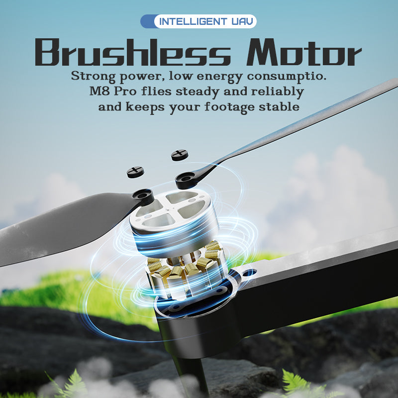M8 Pro Drone Quadcopter Remote Control Handle Four Axis HD 6K Photography UAV Altitude Fixation Helicopter Toys - 5 - CJ