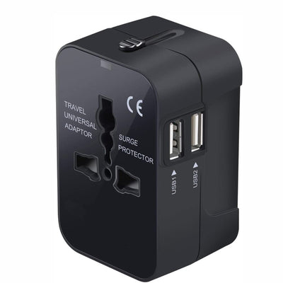 Travel Adapter, Worldwide All In One Universal Travel Adapter Wall Charger AC Power Plug Adapter Wi - 5 - CJ