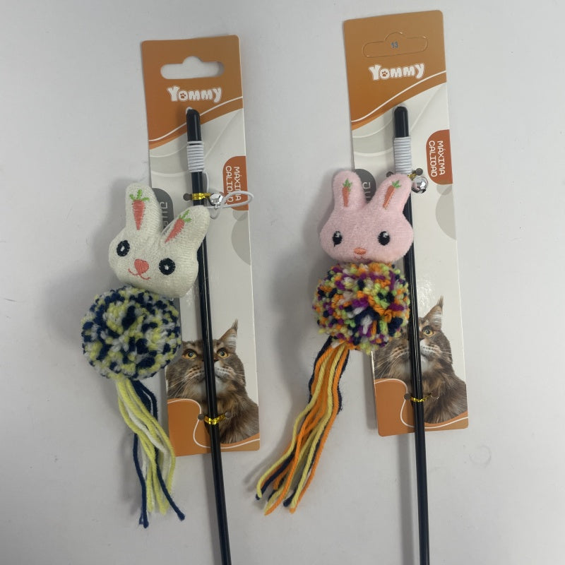 Cartoon Wool Teasing Cat Stick Pole - 5 - CJ