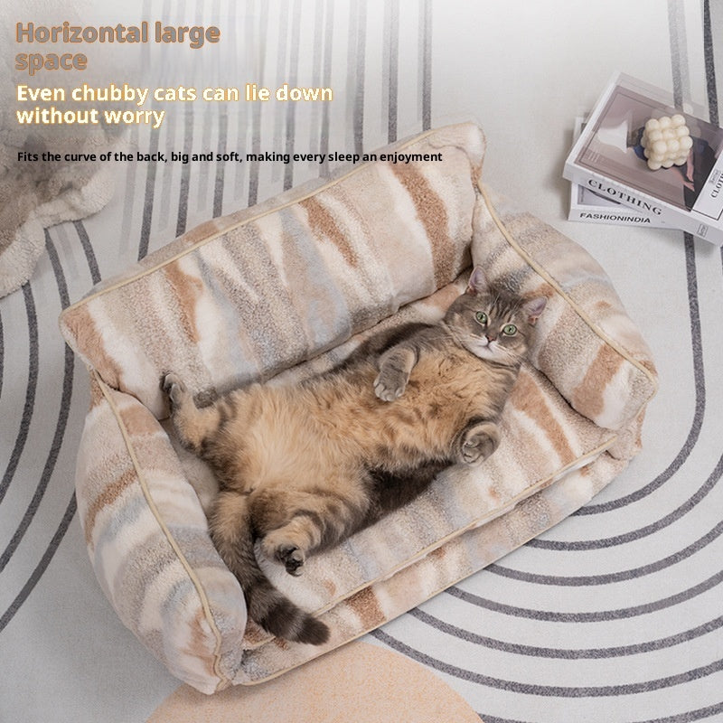 Pet Sofa Fully Removable And Washable Doghouse Cathouse - 0 - CJ
