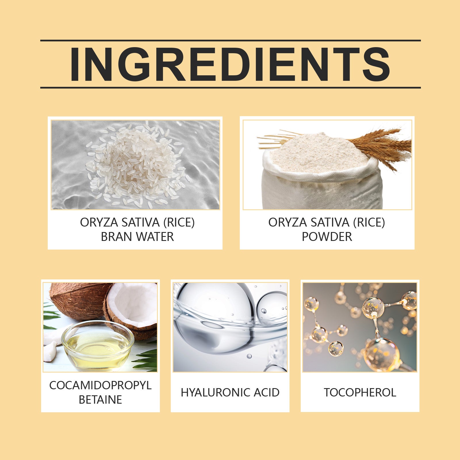 Hoygi Rice Cleanser Gently Cleanses, Hydrates, Moisturizes, Controls Oil, Is Not Tight, Soothes And Repairs Skin - 5 - CJ