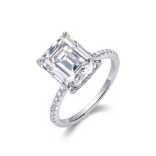 1Iridescence City - Fashionable Diamond Jewelry Set With Moissanite S925 Sterling Silver And Platinum Diamond Ring Prohibit TikTok sales - 5 - CJ