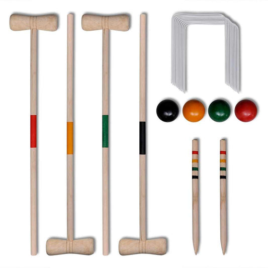 Croquet set, wooden, for 4 players - 5 - CJ