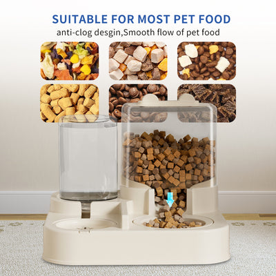 Transparent And Visible Pet Feeding And Drinking Dispenser, Automatically Refilling Food And Water, Caring For Every Moment, Allowing Owners To Travel Easily And Pets To Enjoy Worry Free Eating - 5 - CJ
