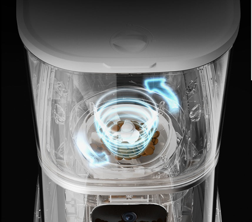 Pet Automatic Feeder Large Capacity Smart Voice Recorder APP Control Timer Feeding Cat Dog Food Dispenser With WiFi Pet Bo - 0 - CJ