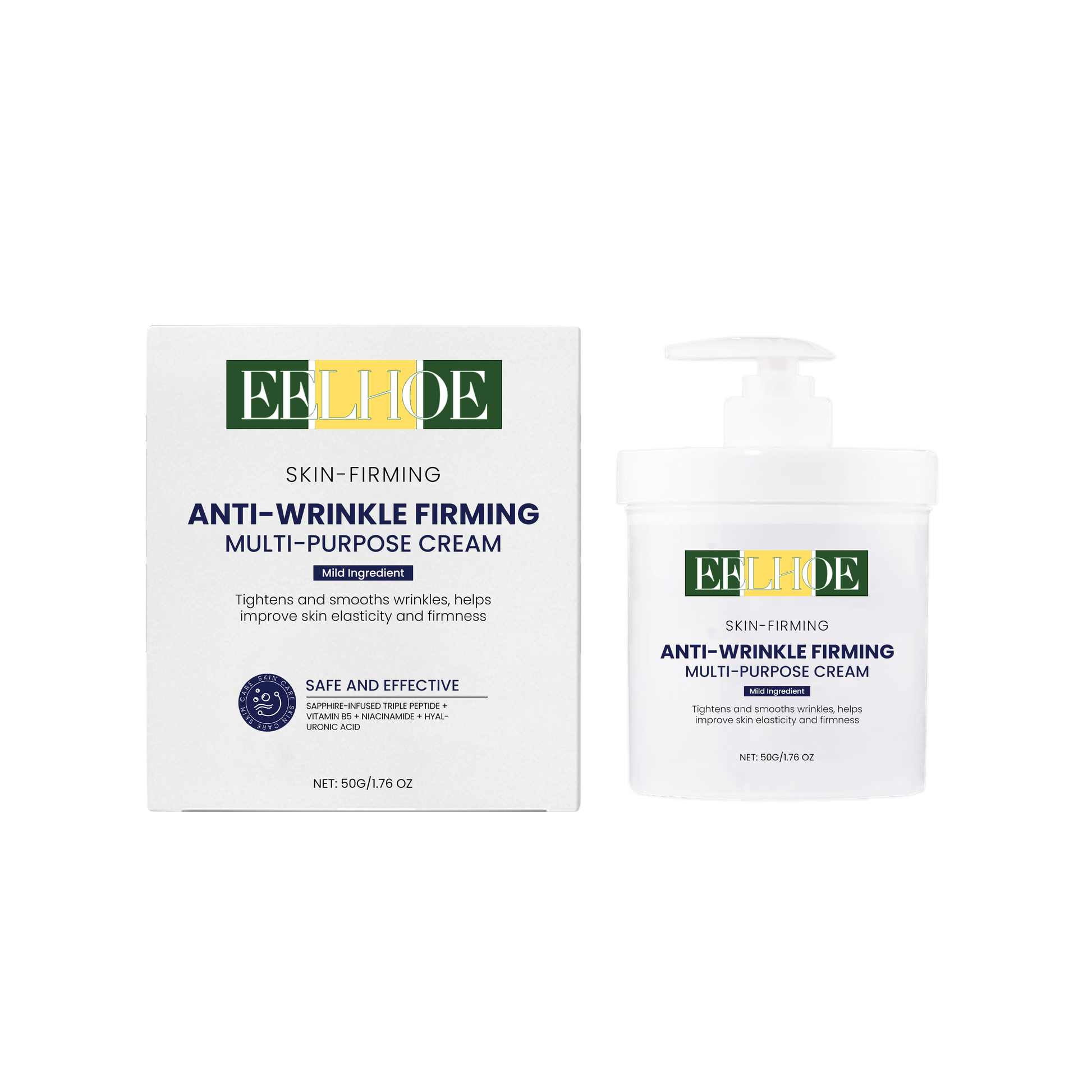 EELHOE Firming Moisturizer Hydrates And Lifts Care For Facial Skin Soft Shine Brightening Cream
