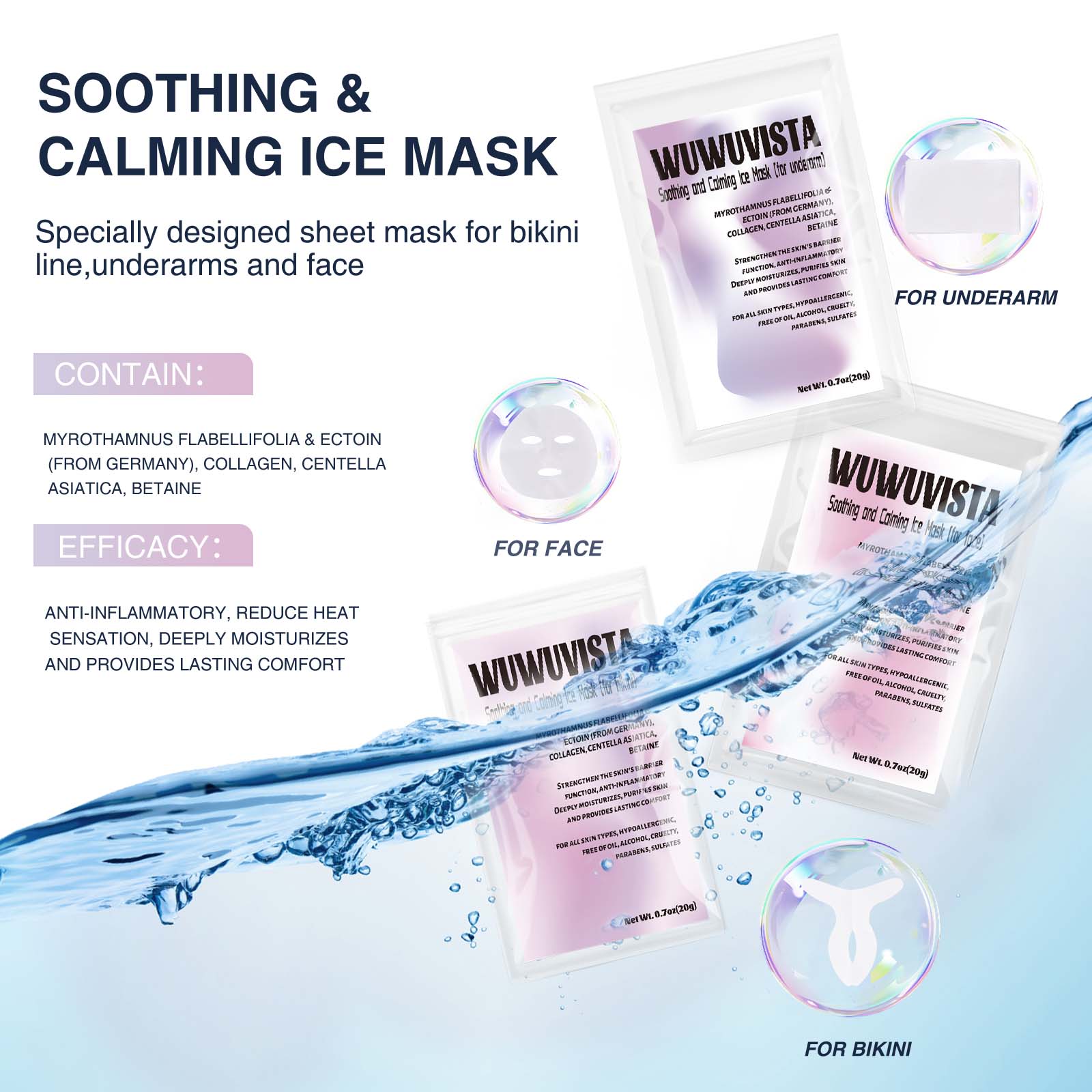 Waxing Kit WUWUVISTA 69 Items Hair Removal Wax Kit With Wax Warmer Waxing Beads For Face, Brazilian, Full Body, Bikini, Sensitiive Skin Skin Suitable For Plugs Of American, European Specification - 5.0 - CJ
