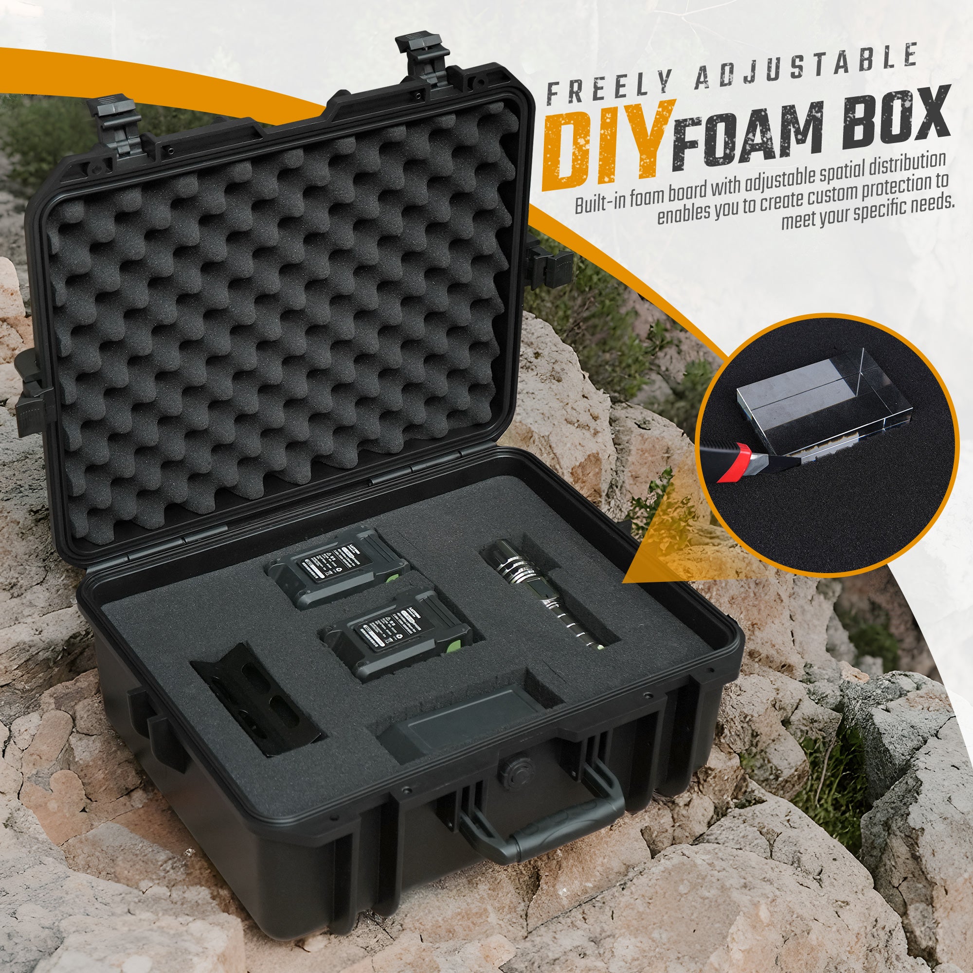 Protective Camera Case With Customizable Foam - 5 - CJ