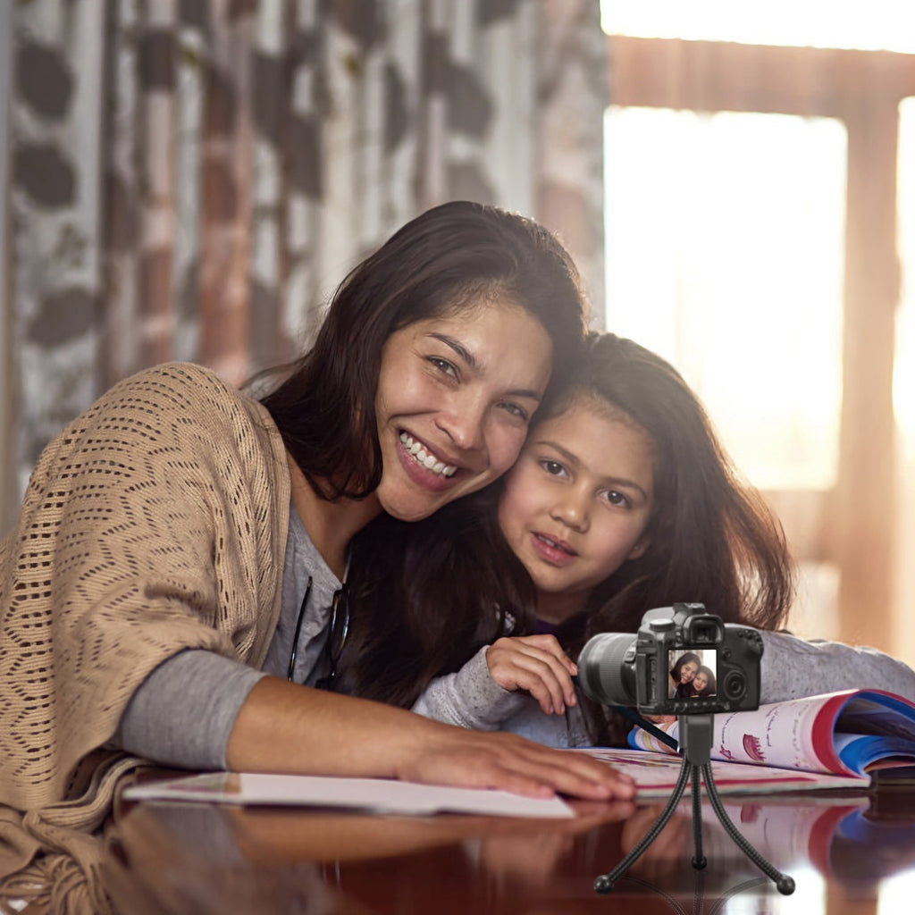 Tripod Stand For Camera Mini Projector Flexible Tripod Holder Heavy Duty Camera Tabletop Mount With Anti-slip Feet For Photograph Recording