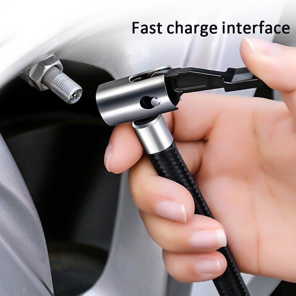 150 PSI Tire Inflator Car Air Compressor Electric Portable Auto 12V Air - 5 - CJ