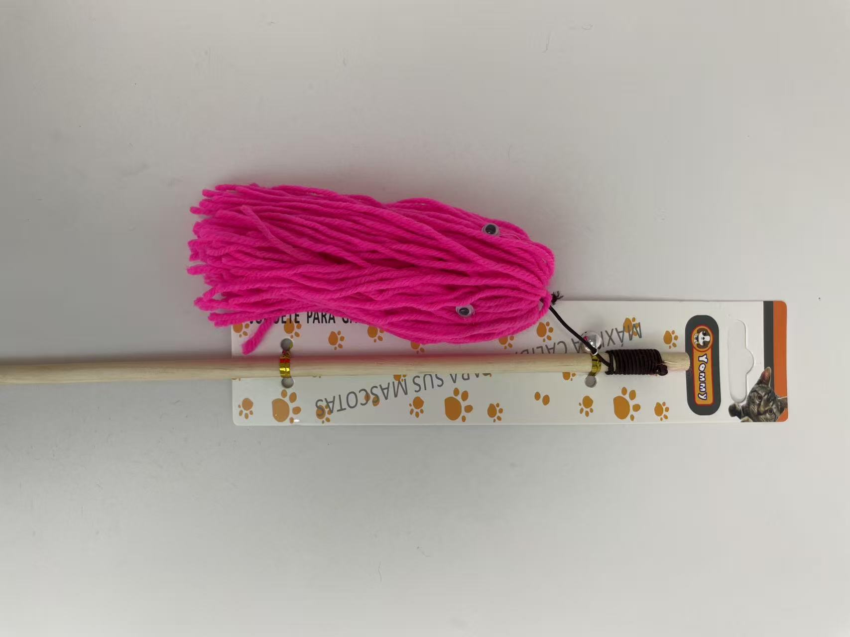 Wooden Wool Cat Teaser - 5 - CJ