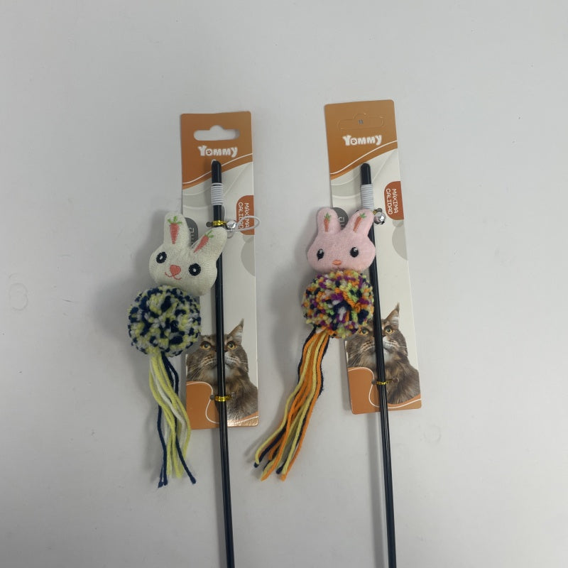 Cartoon Wool Teasing Cat Stick Pole - 5 - CJ