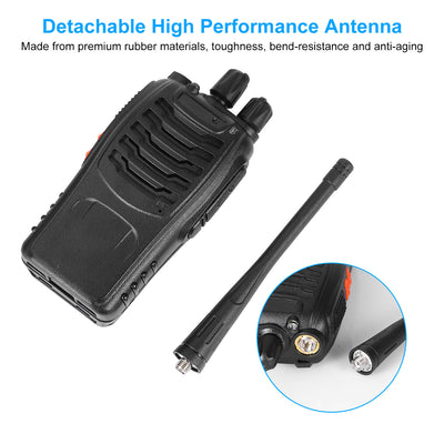 2 X Baofeng BF - 888S Walkie Talkies Two Way Radio UHF 16CH 400 - 470MHZ Long Range - 5 - CJ
