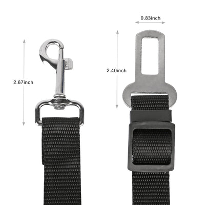 2Pcs Pet Dog Seat Belt Leash Adjustable Pet Dog Cat Safety Leads Harness Car Vehicle Nylon Fabric Seatbelt Strap - 5 - CJ