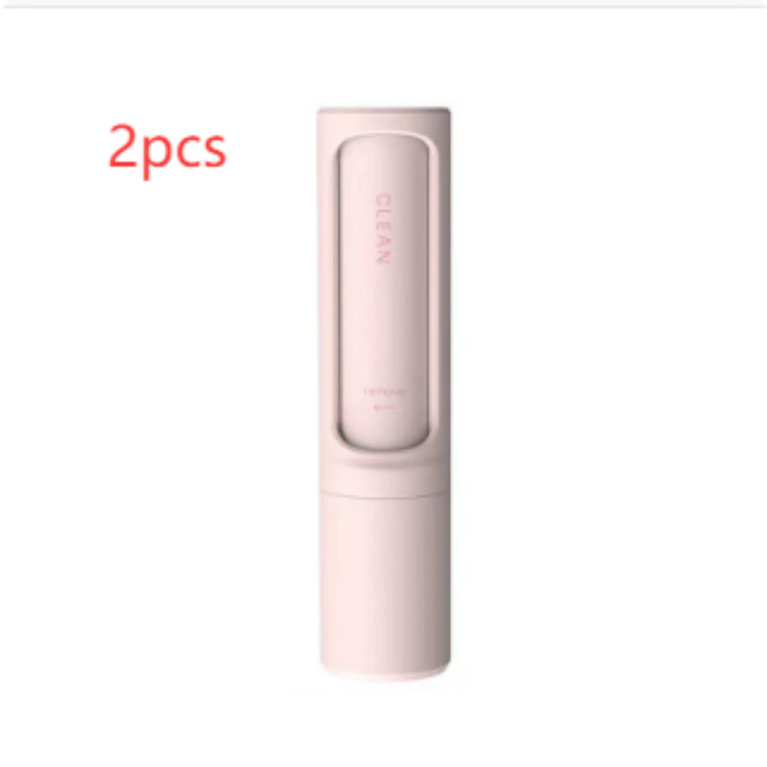 2 - 1 Reusable Pet Hair Remover Brush Lint Roller Portable Effective Self Cleaning Tool for Cat Dog Fur Hair Dust Removal Brush - 0 - CJ