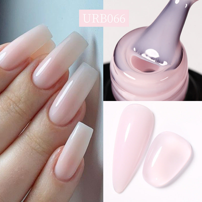 Reinforced Long - lasting No - file Base Coat With Shimmering Glitter Gel Polish - 0 - CJ