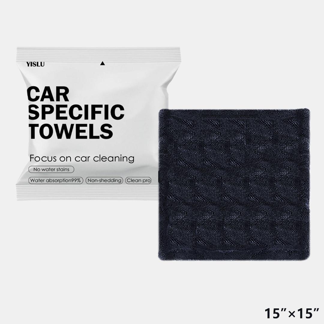 15x15in And 24x36in YISLU Drying Towel  - Super Absorbent Car Drying Towel, Woven With Twisted Microfiber, 1300 GSM High Quality Microfiber 70 30 Mixed Twisted Microfiber