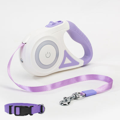 Dog Leash Retractable Leash And Dog Collar Spotlight Automatic Pet Dog Cat Traction Rope For Small Medium Dogs Pet Product - 0 - CJ