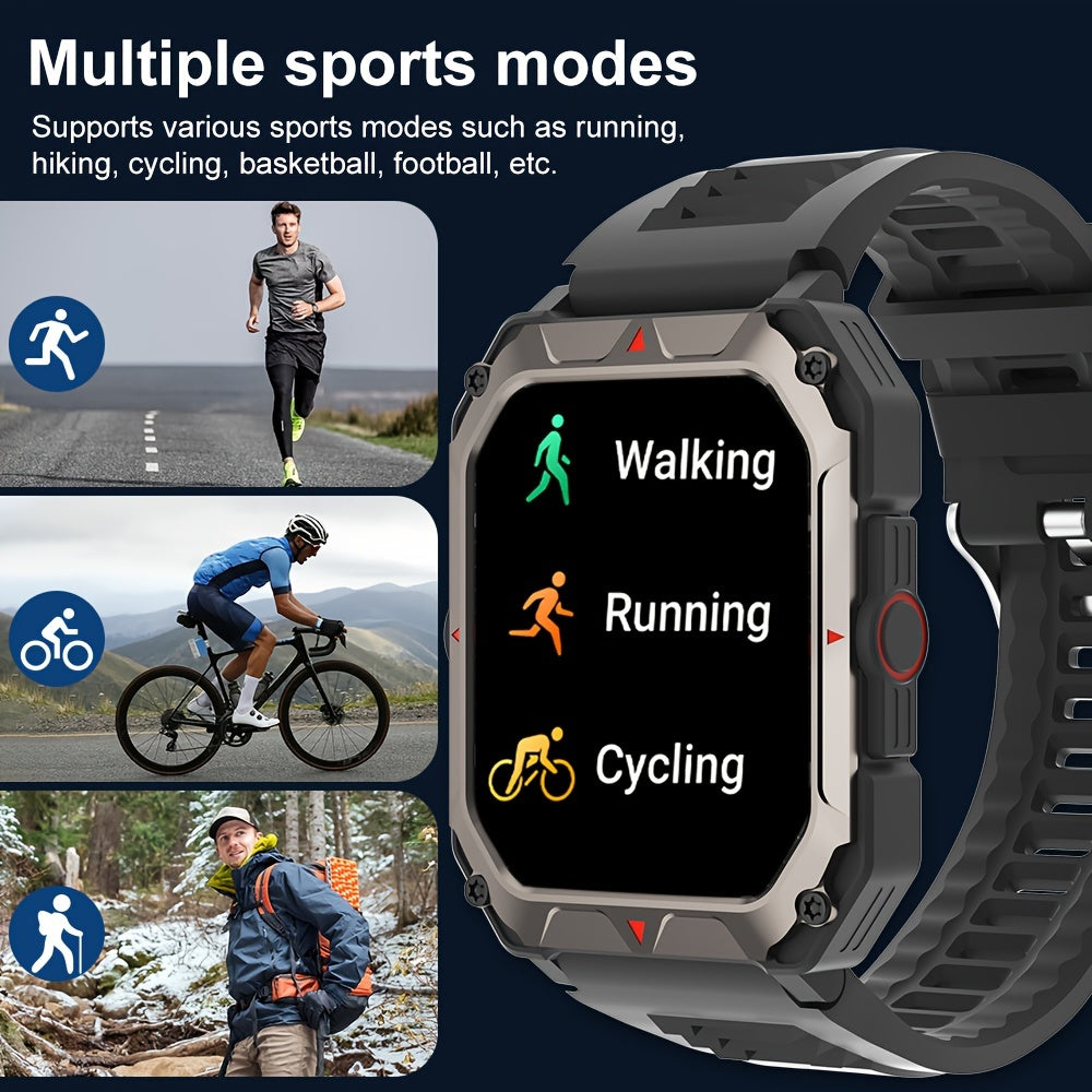 Men S Smart Watch Answer,make Calls, Wireless Calling Sports Smartwatch Fitness Tracker, With Multiple Sport Modes, Step Counter, Alarm, Compatible With IPhone And Android Phones - 5 - CJ