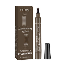 EELHOE Quad Wild Water Eyebrow Pencil Shape Eyebrow Waterproof Sweatproof Fill - in Eyebrow Natural Volume Multi - Color - 5 - CJ