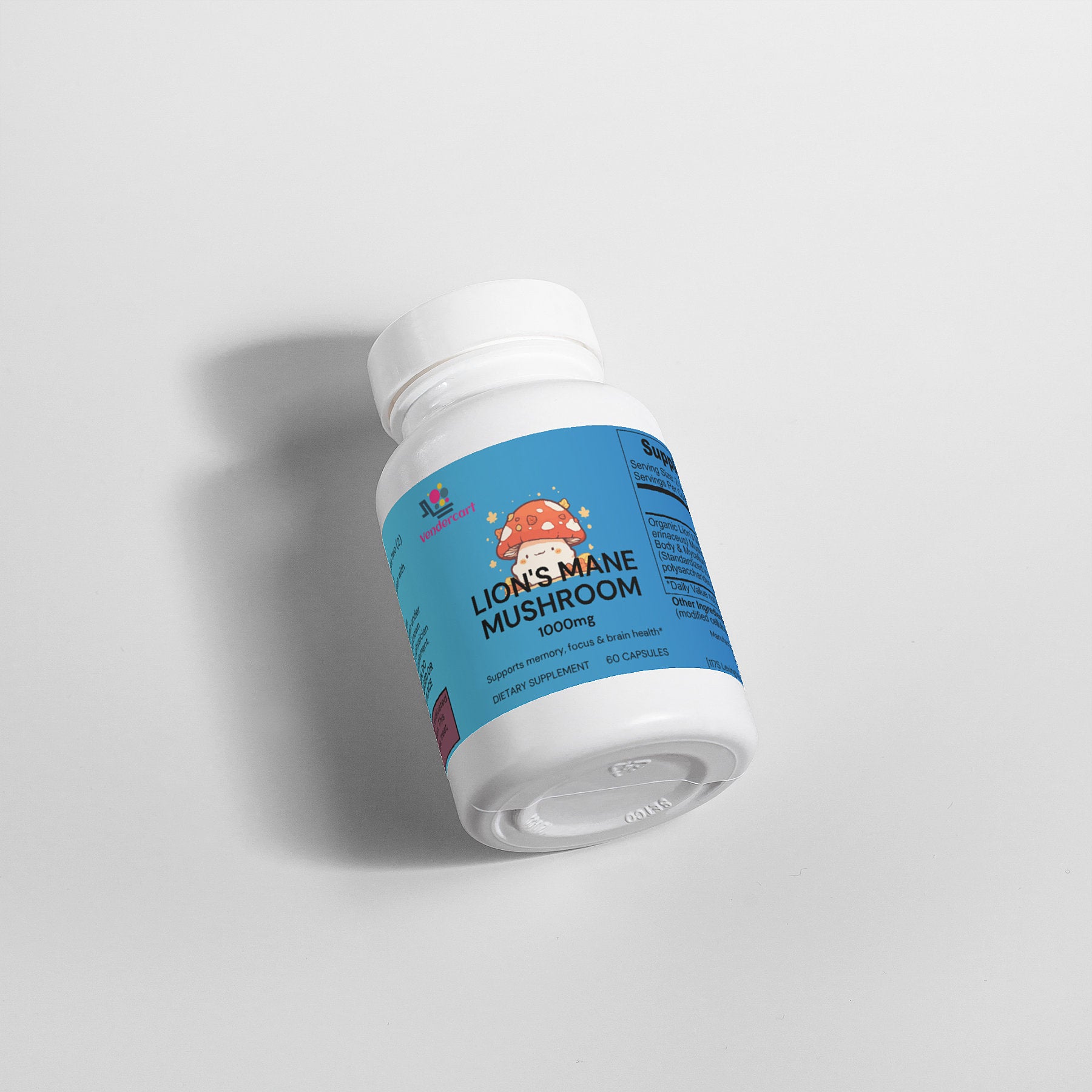 Lions Mane Mushroom Supplement Cognitive Support, Focus, Mood Boost, And Recovery For Athletes - 5 - CJ