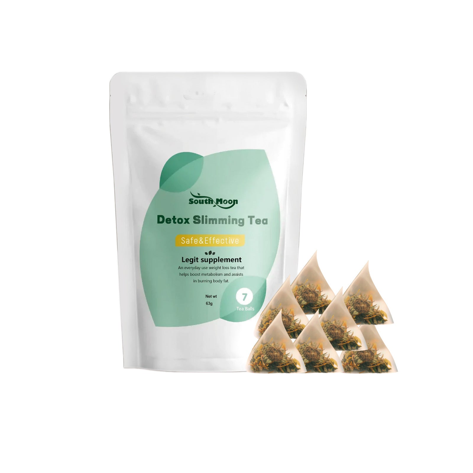 South Moon Detox Slimming Tea, Slim Intellectual Man Fit Little Stomach Small Pretty Waist Shaping - 5 - CJ