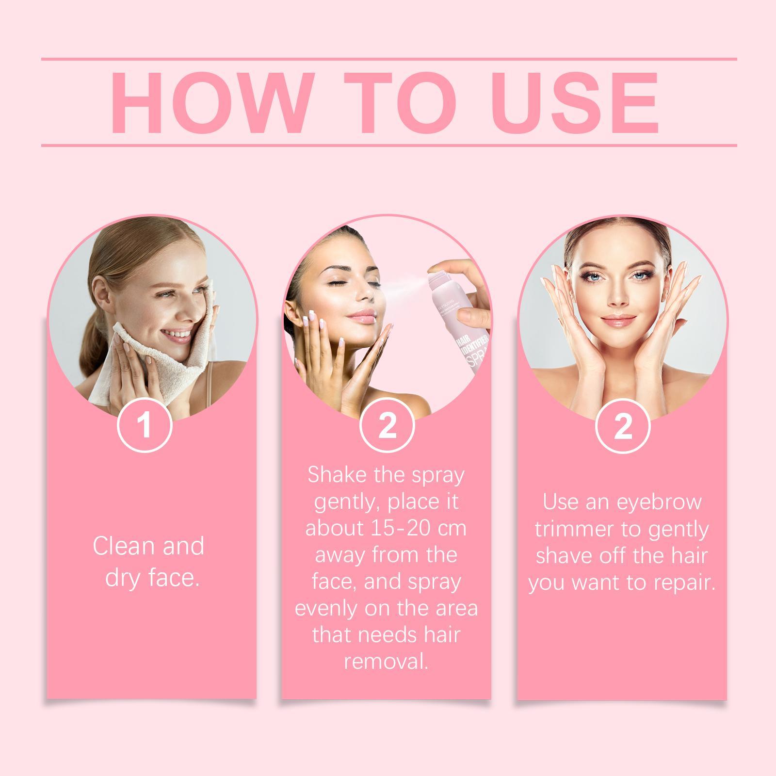 Gentle Facial Hair Removal Spray Softens Hair And Cleanses The Face - 5 - CJ