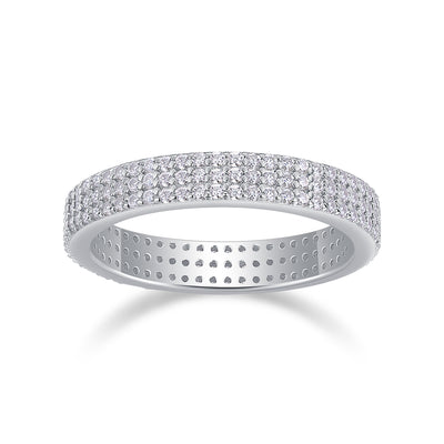 1Light Up The Moments - A Fashionable Jewelry Ring Set With Moissanite S925 Sterling Silver And Platinum - plated Diamond Prohibit TikTok sales - 5 - CJ