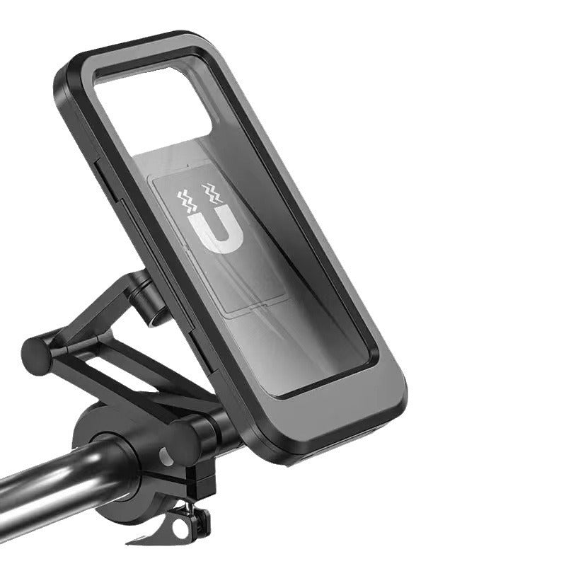 Waterproof Motorcycle Bike Mobile Phone Holder Magnetic Universal Bicycle GPS 360 Degree Swivel Adjustable Motorcycle Cellphone Holder - 5 - CJ