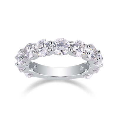 1Dazzling Moments - A Fashionable And Luxurious Jewelry Accessory Set With Moissanite S925 Sterling Silver And Platinum - plated Diamond Prohibit TikTok sales - 5 - CJ