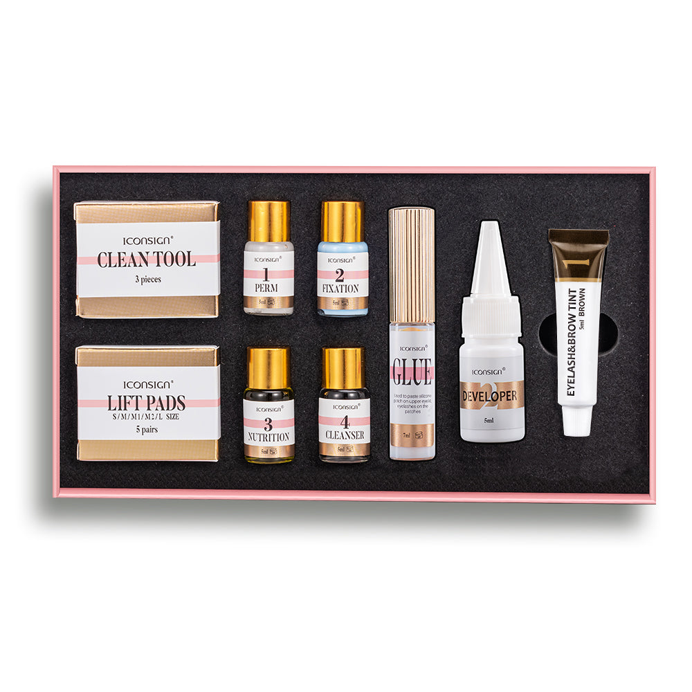 ICONSIGN Lash Lift EyeLash Eyebrow Dye Tint Kit Lashes Perm Set Brow Lamination Makeup Tools - 5.0 - CJ
