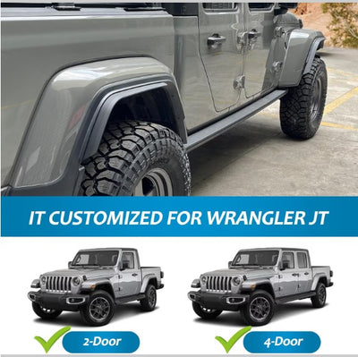 Front  Rear Fenders Compatible With 2020 - 2024 Wrangler Gladiator JT Sport  Willys - 5 - cjdropshipping