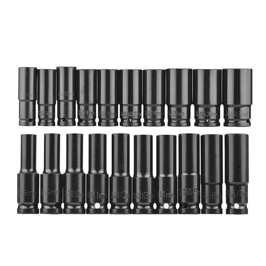 20PCS Deep Impact Socket Set 1 2 Inch Drive Metric 8 - 32mm Lifetime Warranty UK - 5 - CJ
