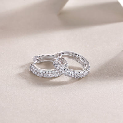 1Corner Star Diamond Set Moissanite Silver Earrings Luxury Fashion Diamond Earrings Stud Earrings Prohibit TikTok sales - 5 - cjdropshipping