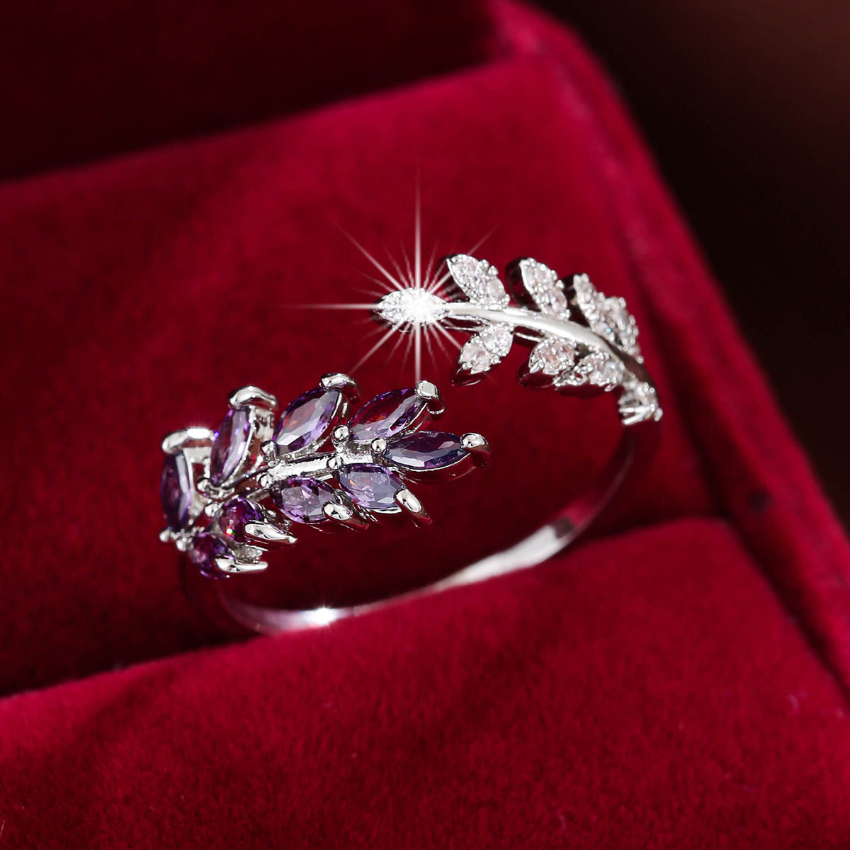 Simple Fashion Creative Leaf Wheat Ring - 0 - CJ
