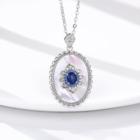 Sapphire Diamond Pendant 925 Sterling Silver Party Wedding Pendants Chain Necklace For Women Charm Jewelry - 4 - https://x.com/titan_prim62775J