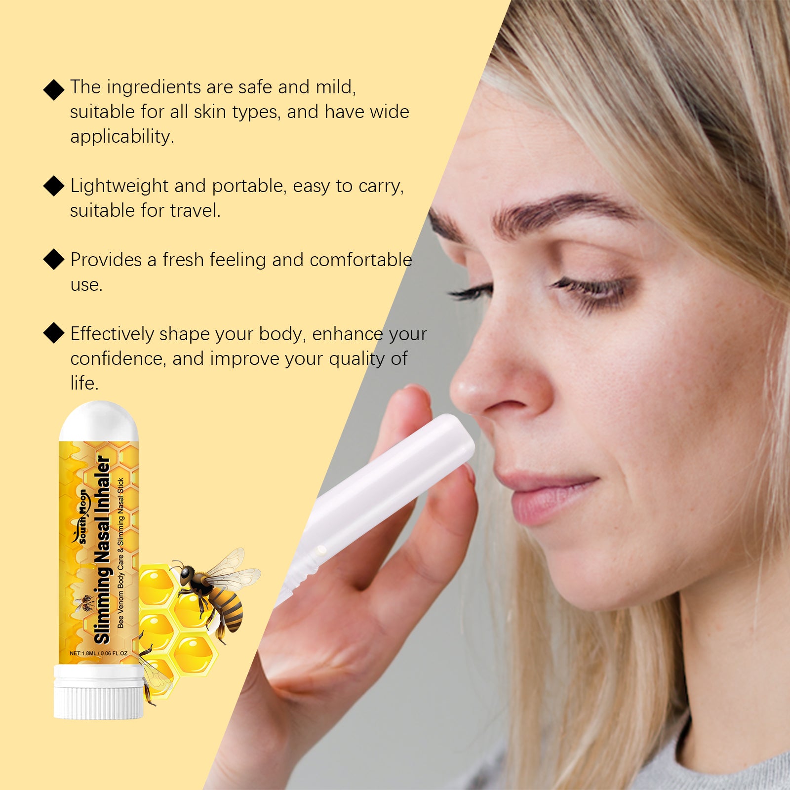 South Moon Bee Venom Body Shaping Nose Stick Firming Skin Body Care Light Body Shaping Nose Stick - 5 - CJ