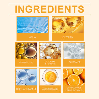 Jaysuing Vitamin C Eye Cream Nourishes And Hydrates The Skin Around The Eyes, Tender And Brightening Massage Eye Cream - 5 - CJ